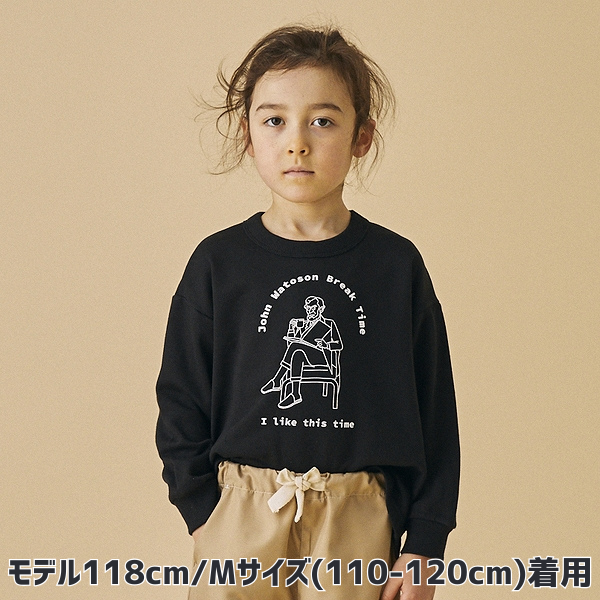 【25FW】JOHN トレーナー / ブラック