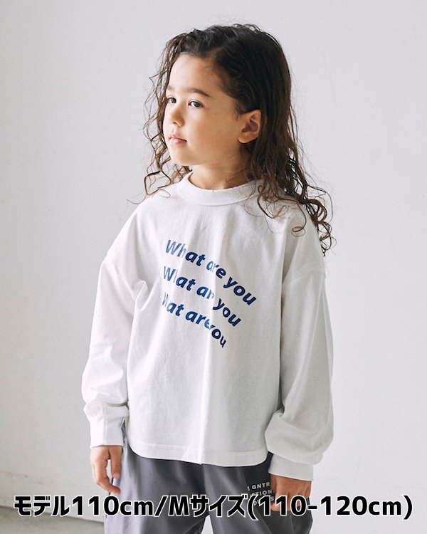 【26PS】What L/S Tシャツ / ホワイト