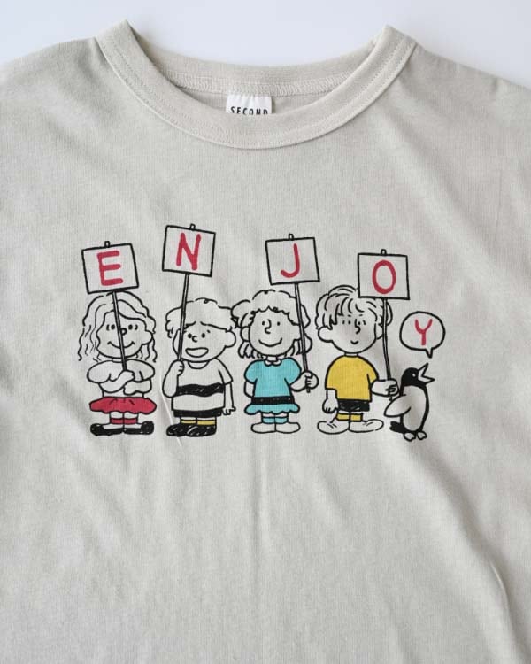 【26PS】ENJOYTシャツ / アイボリー