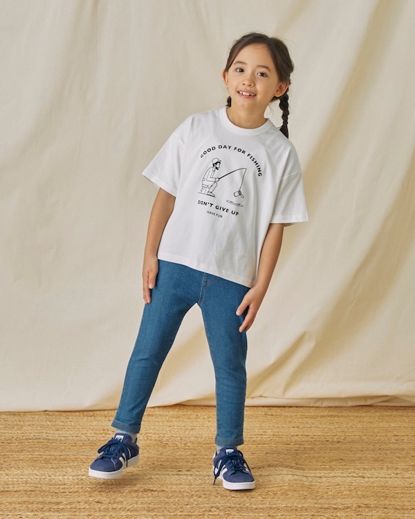 【フォブ】FISHING Tシャツ / ホワイト