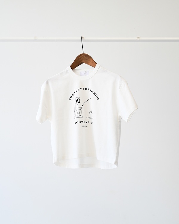 【フォブ】FISHING Tシャツ / ホワイト