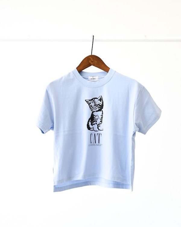 【アンディニー】CAT Tシャツ / サックス