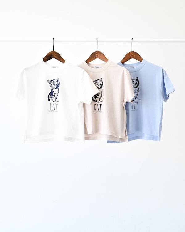 【アンディニー】CAT Tシャツ / サックス