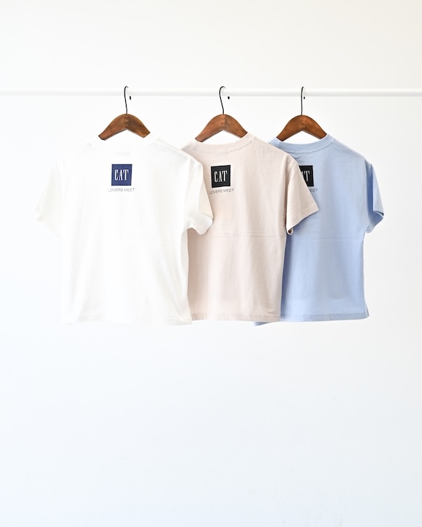 【アンディニー】CAT Tシャツ / サックス