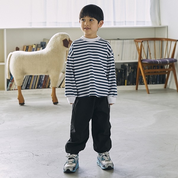 【25FW】ボーダー L/S Tシャツ / ブルー