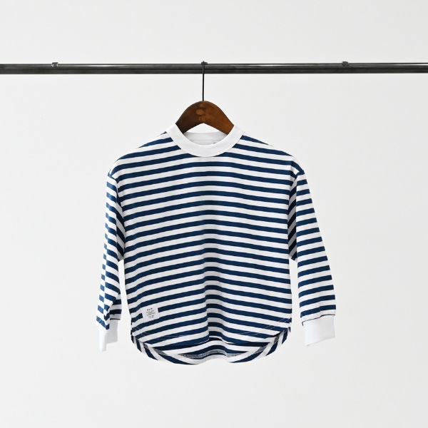 【25FW】ボーダー L/S Tシャツ / ブルー
