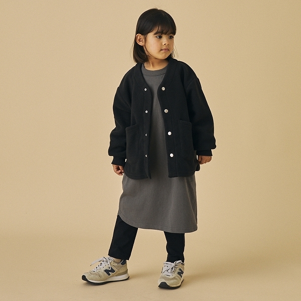 【25FW】フリースノーカラーJK / ブラック