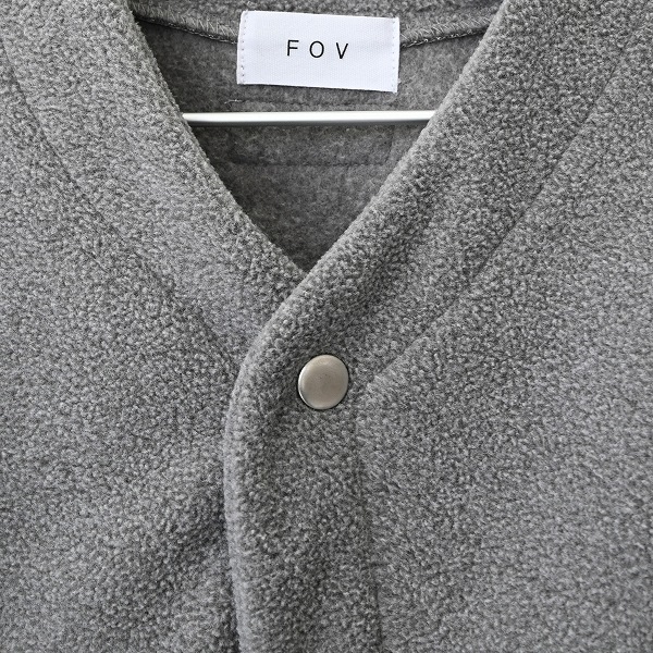 【25FW】フリースノーカラーJK / ブラック