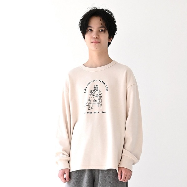 【25FW】JOHN トレーナー / アイボリー