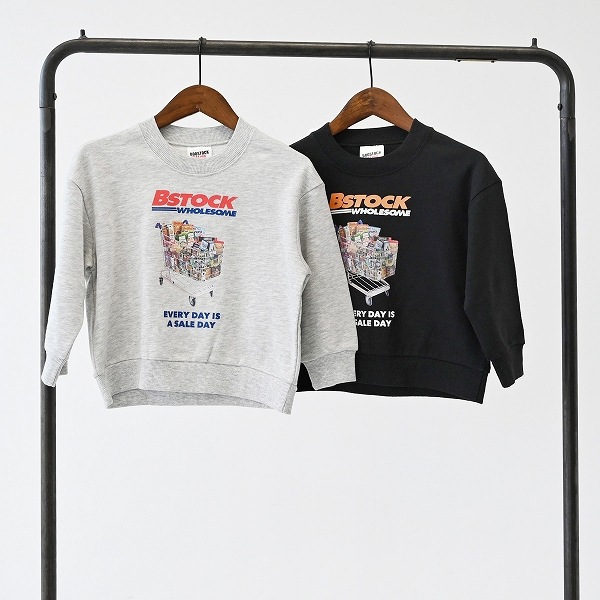 【25FW】WHOLESOME トレーナー / 杢グレー