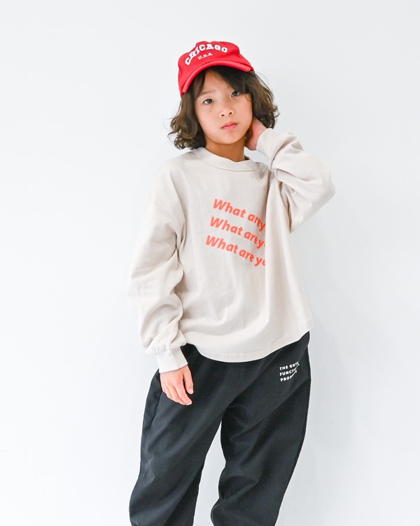 【ジェネレーター】What L/S Tシャツ / サンド