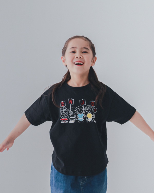 【セカンド】ENJOYTシャツ / ブラック