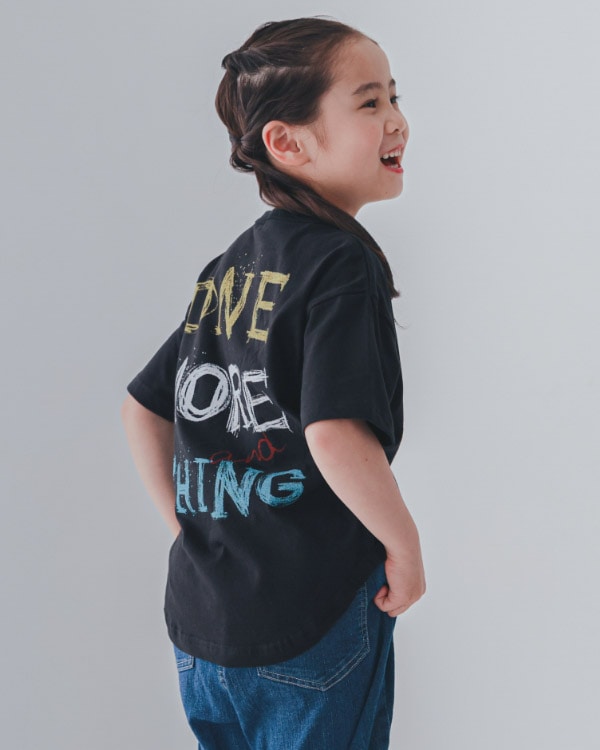 【セカンド】ENJOYTシャツ / ブラック