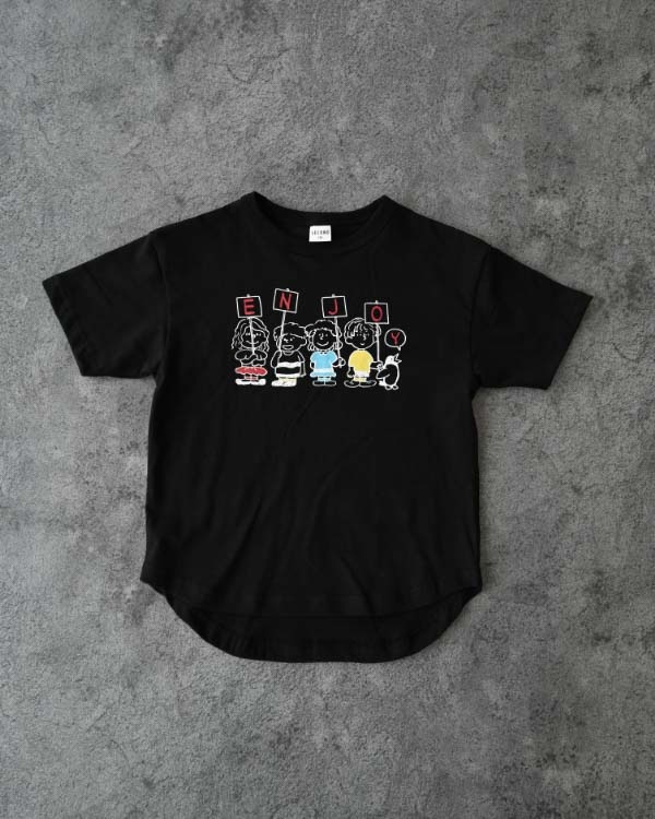 【セカンド】ENJOYTシャツ / ブラック