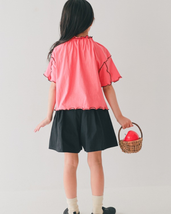 【エヌエイチティー】タック ショートパンツ / ブラック