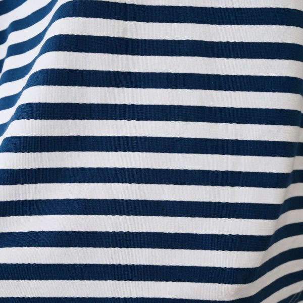 【25FW】ボーダー L/S Tシャツ / ブラック