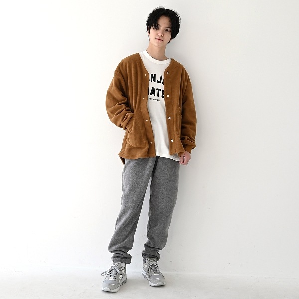 【25FW】フリースノーカラーJK / キャメル