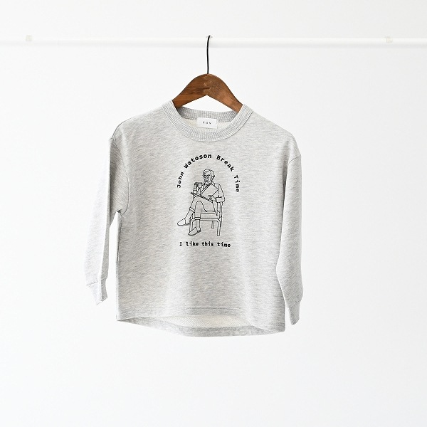 【25FW】JOHN トレーナー / 杢グレー