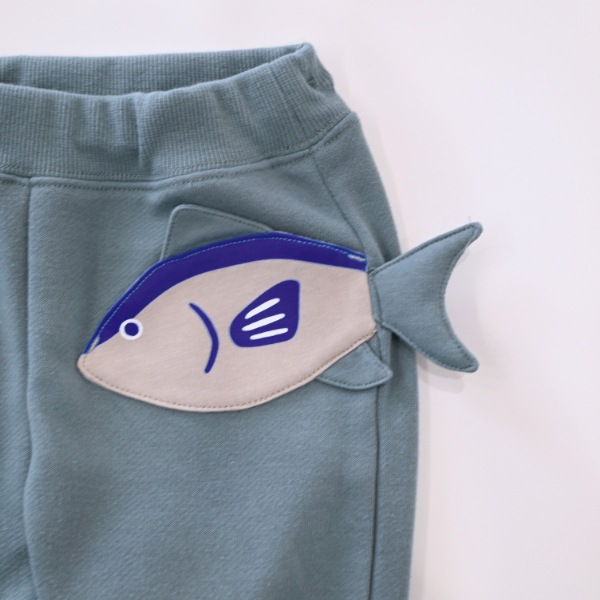 【25FW】マグロ ロングパンツ / ブルー