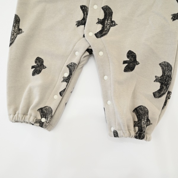 【25FW】アラカルト ギャザーロンパース / グレー