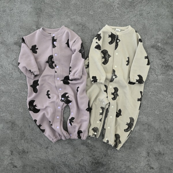 【25FW】アラカルト ギャザーロンパース / グレー