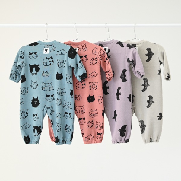 【25FW】アラカルト ギャザーロンパース / グレー