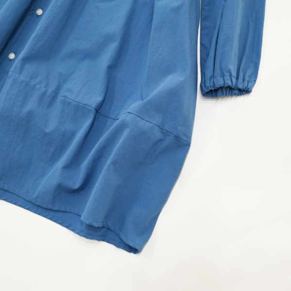 【25FW】バルーン ギャザーワンピース / ブルー