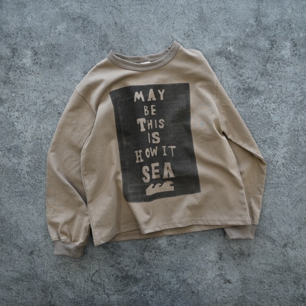 【25FW】SEA ロングTシャツ / ベージュ