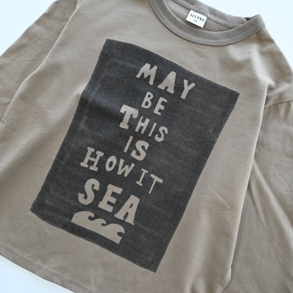 【25FW】SEA ロングTシャツ / ベージュ