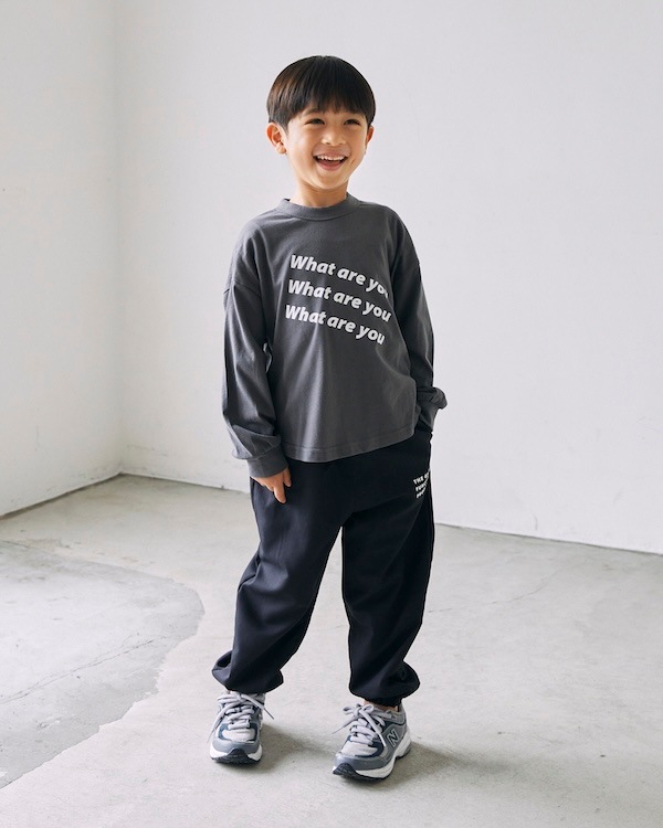 【ジェネレーター】What L/S Tシャツ / チャコールグレー