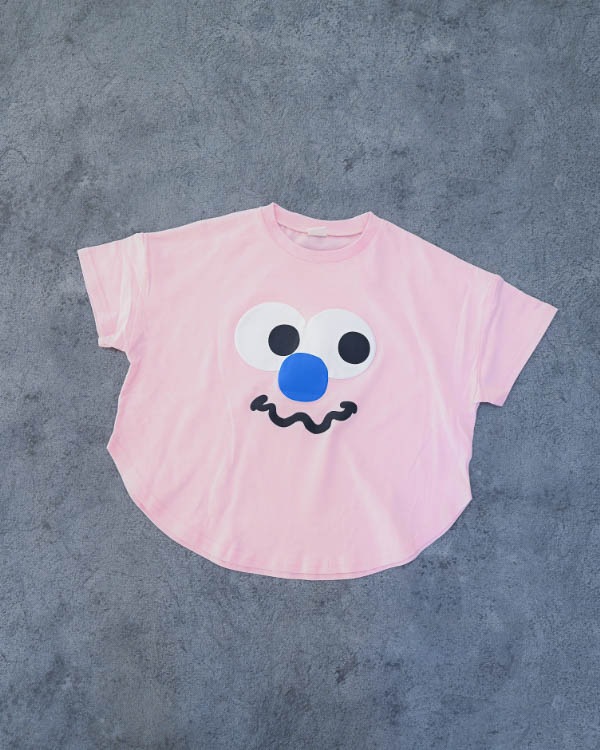 【26SS】モンスターなりきり Tシャツ / ピンク