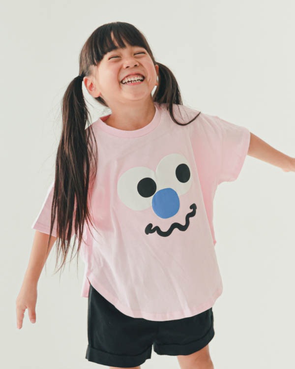 【26SS】モンスターなりきり Tシャツ / ピンク