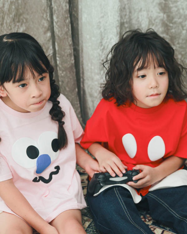 【26SS】モンスターなりきり Tシャツ / ピンク