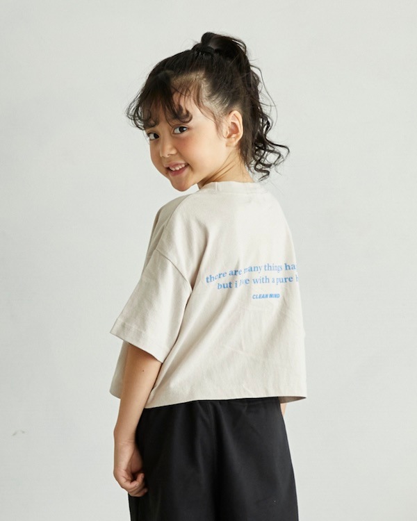【アンディニー】Clean Mind ショート Tシャツ / サンド