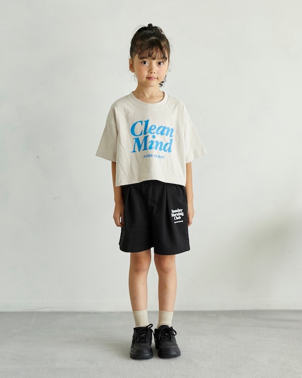 【アンディニー】Clean Mind ショート Tシャツ / サンド