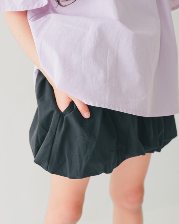 【エヌエイチティー】バルーン パンツ / ブラック