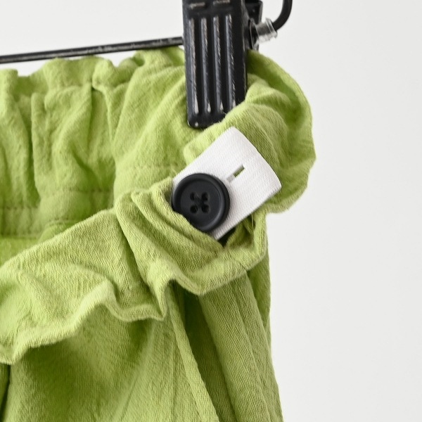 【25SS】ワイドテーパードパンツ / イエローグリーン