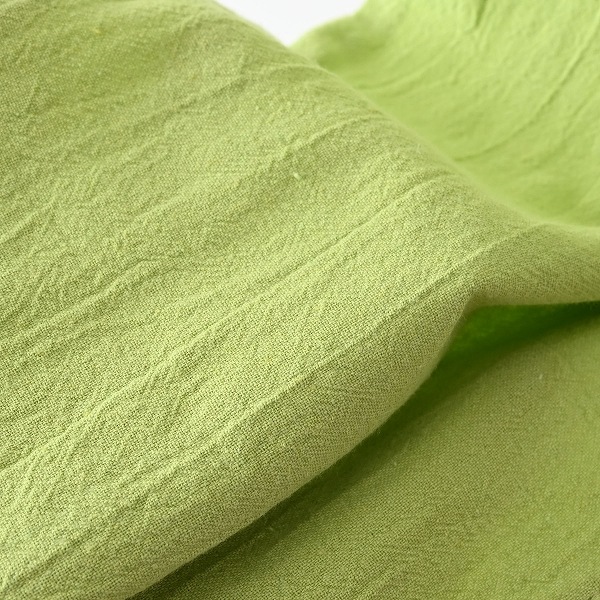 【25SS】ワイドテーパードパンツ / イエローグリーン