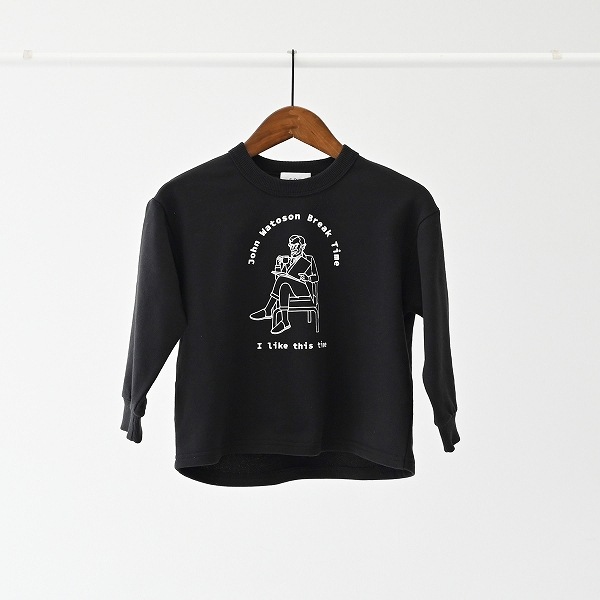 【25FW】JOHN トレーナー / ブラック