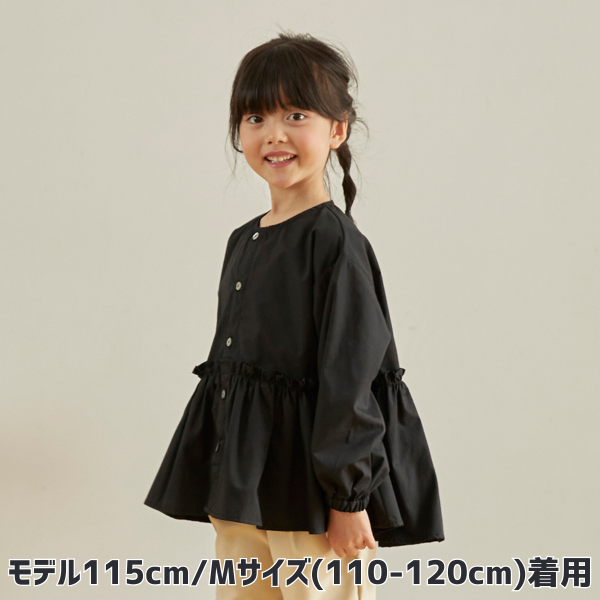 【25FW】フレアブラウス / ブラック