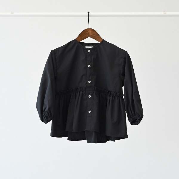 【25FW】フレアブラウス / ブラック