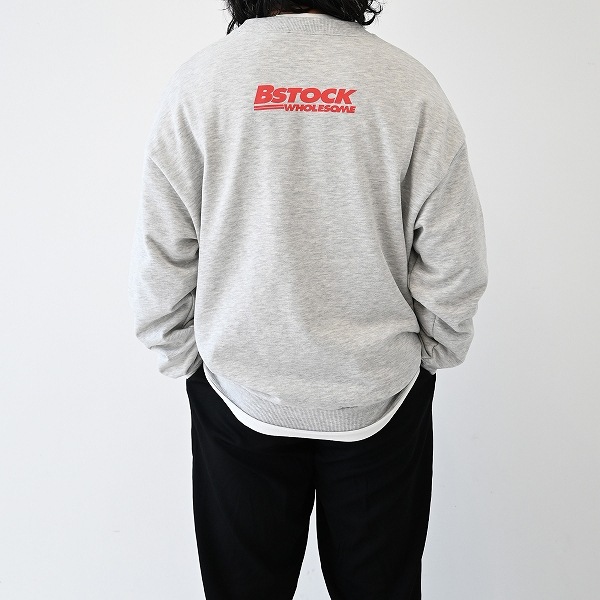 【25FW】WHOLESOME トレーナー / 杢グレー