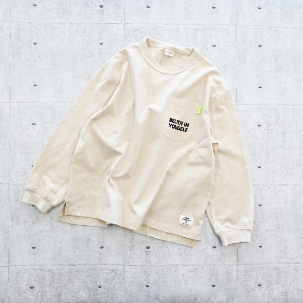 【25FW】AGREE ロングＴシャツ / サンド