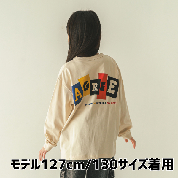 【25FW】AGREE ロングＴシャツ / サンド