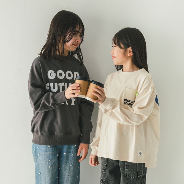 【25FW】AGREE ロングＴシャツ / サンド