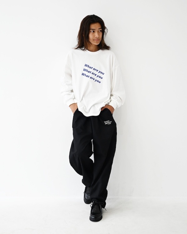 【26PS】What L/S Tシャツ / ホワイト