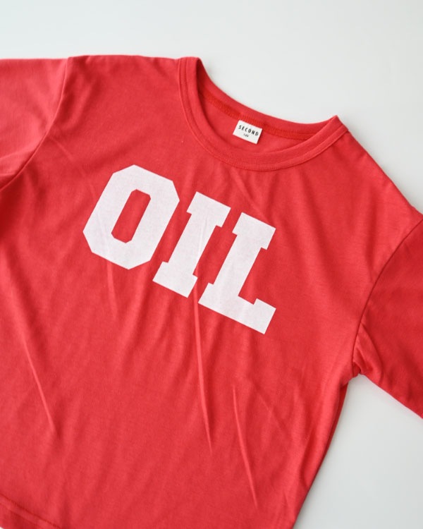 【26PS】OILTシャツ / レッド