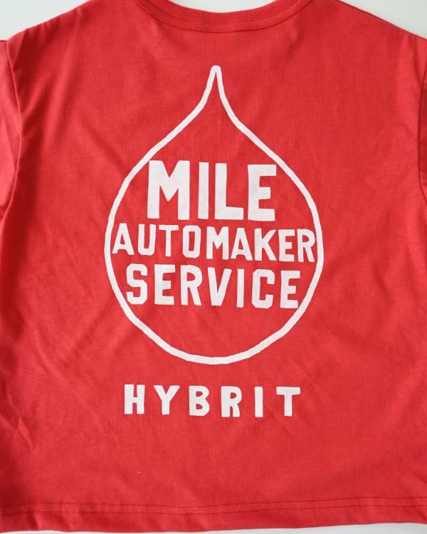 【26PS】OILTシャツ / レッド