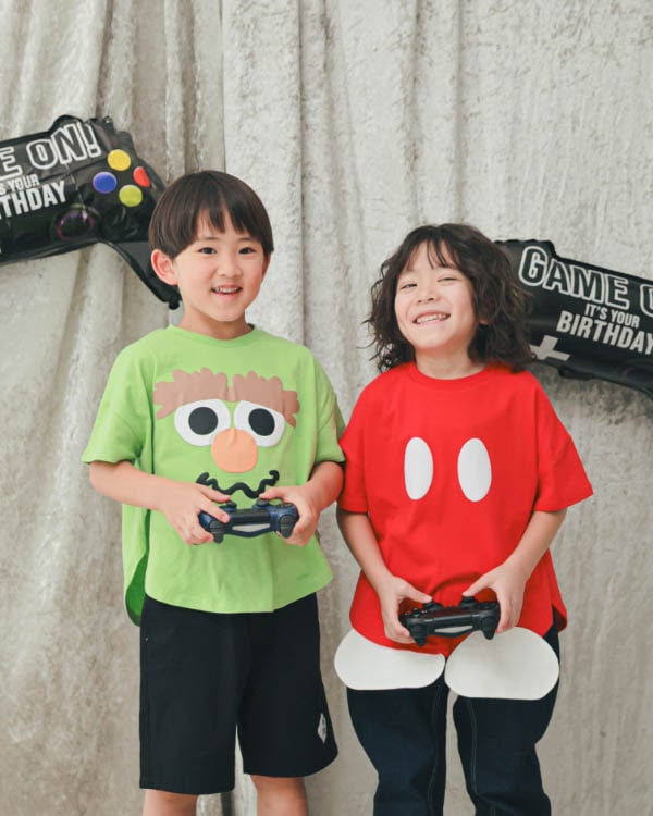 【ニコフラート】モンスターなりきり Tシャツ / グリーン