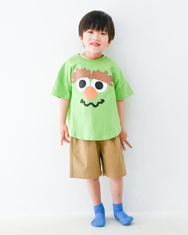 【ニコフラート】モンスターなりきり Tシャツ / グリーン